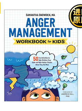 英文原版 Anger Management Workbook for Kids 儿童愤怒管理练习册 50个有趣的活动帮助孩子保持冷静 英文版 进口英语原版书籍