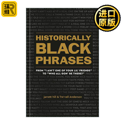 英文原版 Historically Black Phrases 历史上的黑人短语汇编 有色人种促进协会形象奖 语言学 精装 英文版 进口英语原版书籍