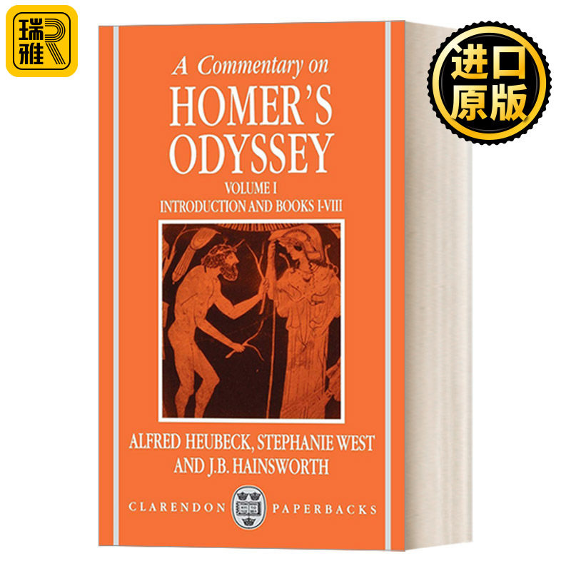 英文原版A Commentary on Homer's Odyssey Volume I Introduction and Books I-VIII 论荷马的《奥德赛》第1卷 英文版进口英语书