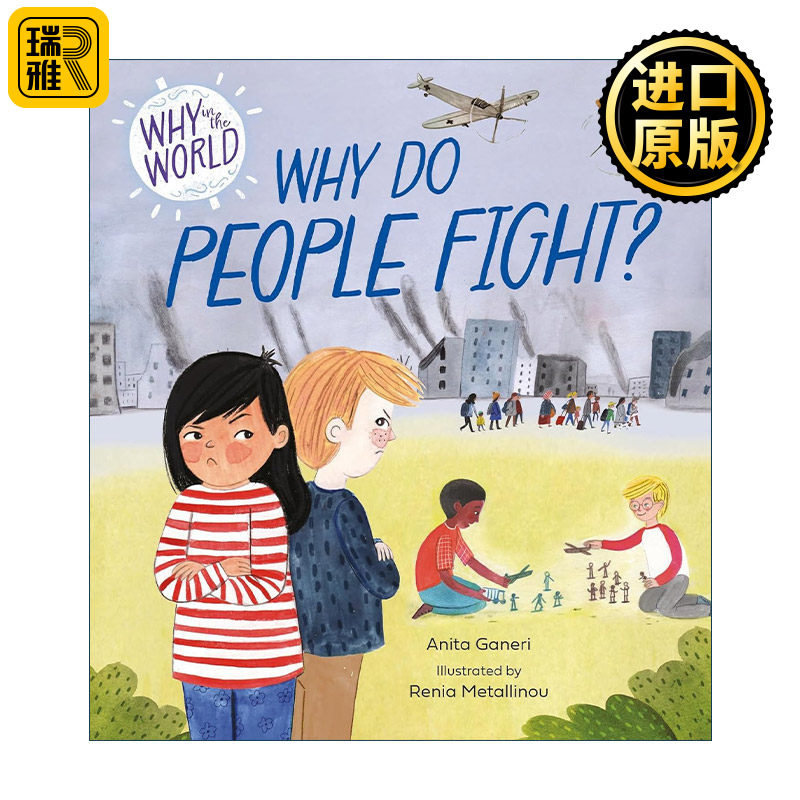 英文原版 Why in the World Why Do People Fight 世界奇思 为什么人们会打架 儿童科普百科精装绘本 英文版 进口英语原版书籍