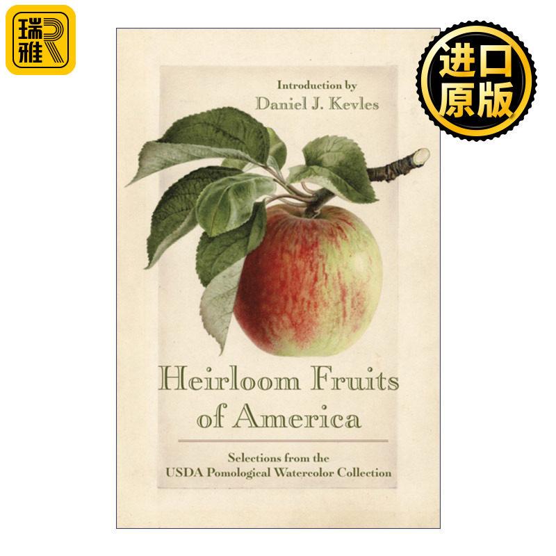 Heirloom Fruits of America 美国的传家宝水果 美国农业部水彩果树收藏选集 精装艺术图册 Daniel J. Kevles
