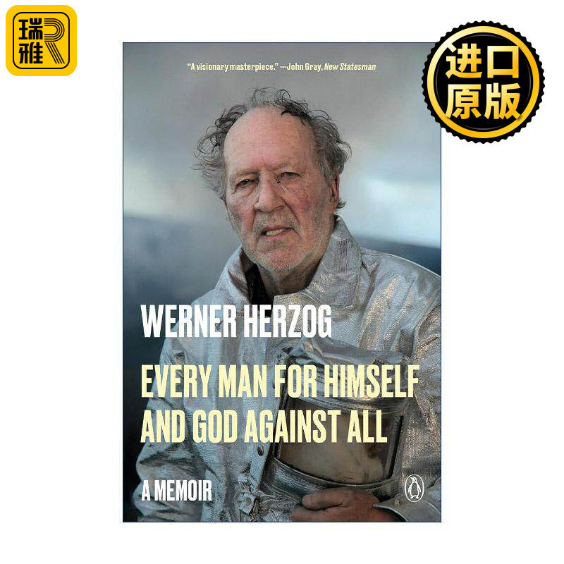 英文原版 Every Man for Himself and God Against All 沃纳·赫尔佐格自传 Werner Herzog 英文版 进口英语原版书籍