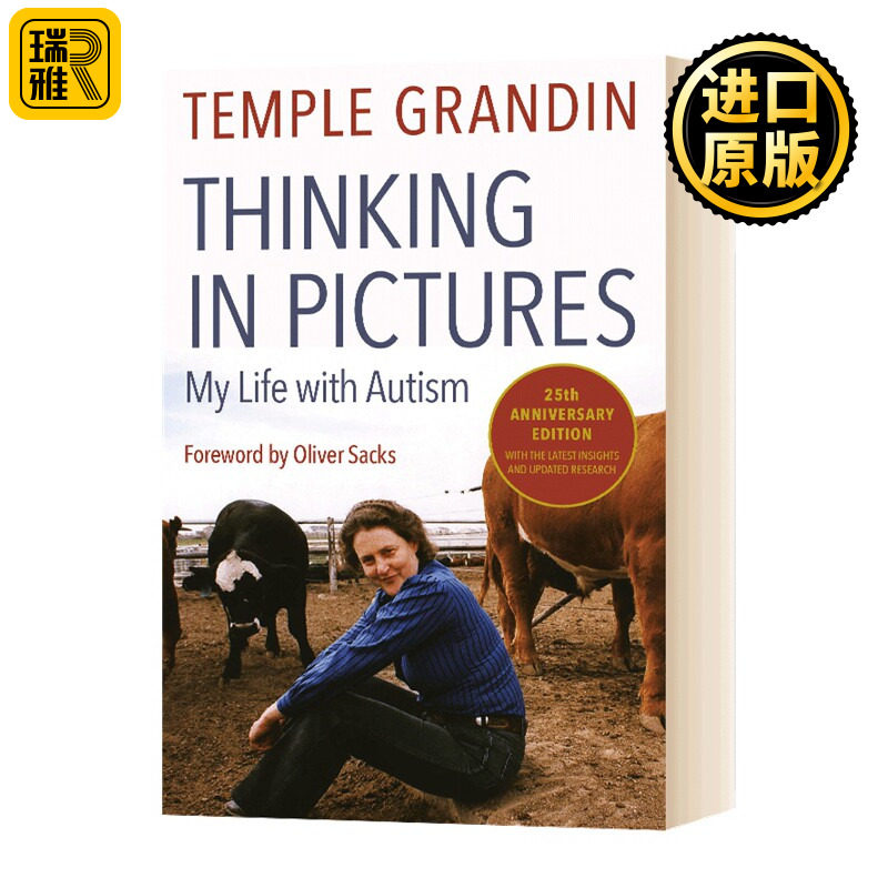 图片中的思考 扩展版 我的自闭症生活 英文原版 Thinking in Pictures  Expanded Edition 全英文版 Temple Grandin 进口英语书籍