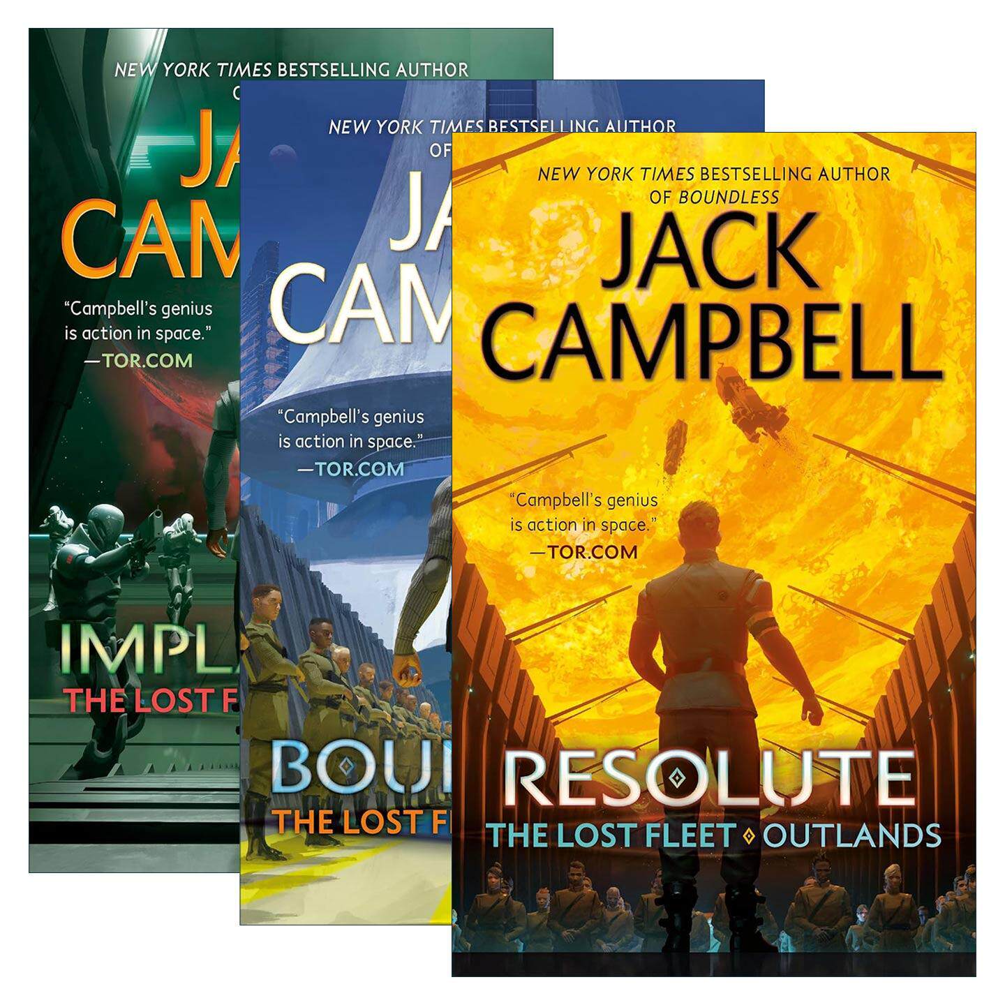 英文原版 The Lost Fleet Outlands 迷失的舰队 外域系列3册 科幻小说 杰克·坎贝尔 英文版 进口英语原版书籍