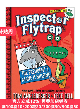 英文原版 Inspector Flytrap in the President's Mane Is Missing Inspector Flytrap 02 捕蝇草探长系列2 总统的鬃毛不见了