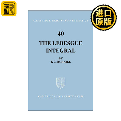 The Lebesgue Integral 勒贝格积分 剑桥数学丛书系列