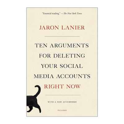 英文原版 Ten Arguments for Deleting Your Social Media Accounts Right Now 立马删除你社交账号的十个理由 进口英语原版书籍