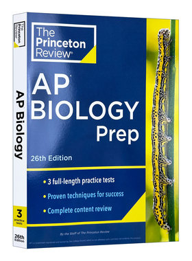 Princeton Review AP Biology Prep, 26th Edition 普林斯顿评论AP生物学备考指南 第26版 2024