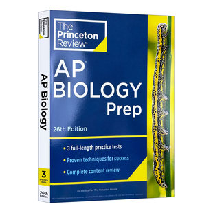 Princeton Review AP Biology Prep, 26th Edition 普林斯顿评论AP生物学备考指南 第26版 2024