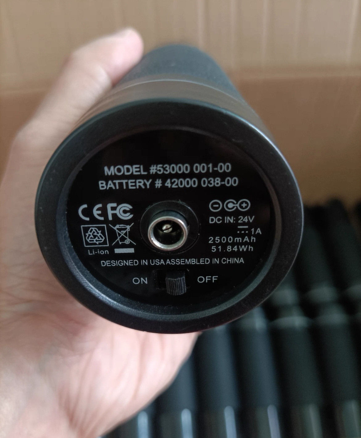 全新海博艾斯hepervolt 筋膜枪电池锂电池，25.2V，2500MA，6节进口高性能容量电池锂图片
