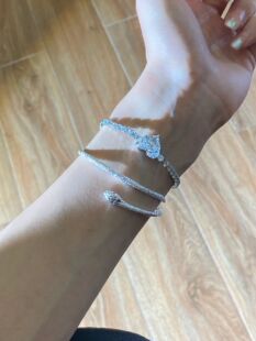 zoozmini银蛇缠绕手镯女精致冷淡风高级感手环轻奢小众设计感手链