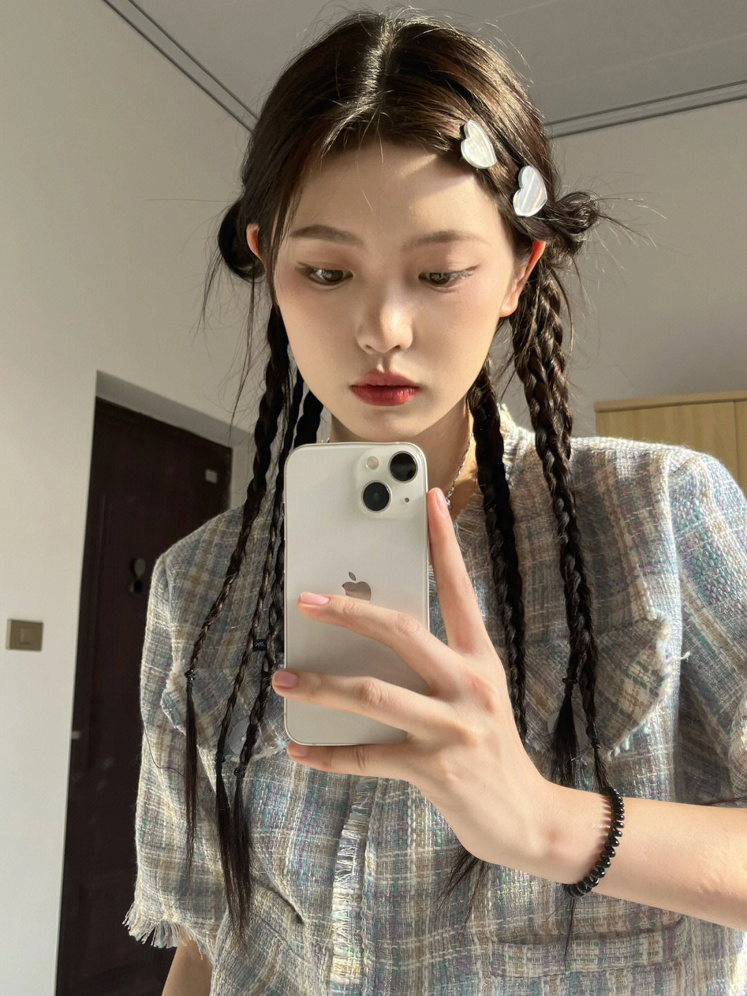 zoozmini甜酷辣妹拳击辫绑带式马尾假发辫子女网红麻花辫鱼骨辫