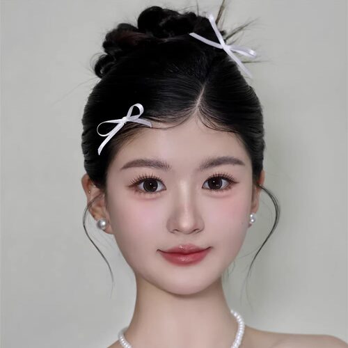 迷你小蝴蝶结发夹甜美温柔风