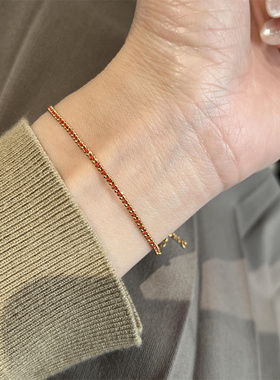 红绳编织细手绳女轻奢高级感精致