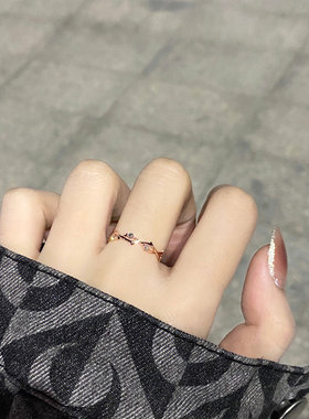 zoozmini藤蔓荆棘戒指开口