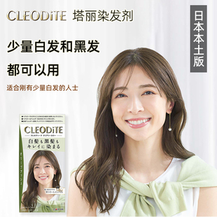日本原装 进口DARIYA塔莉雅遮盖少量白发染发剂精油染发膏2025流行
