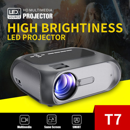 HD Portable Mini Home Theater Smart Projector高清投影仪迷你