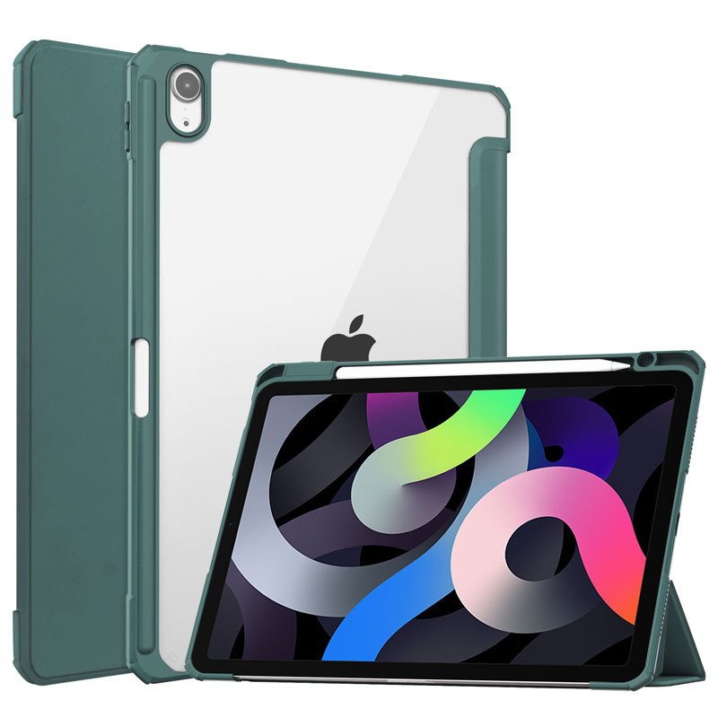 适用苹果iPad Air4 10.9 protection case flip cover pen holder