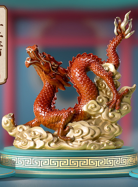 朱炳仁铜 十二生肖彩色铜雕办公桌摆件 工艺礼品摆饰办公桌家居摆