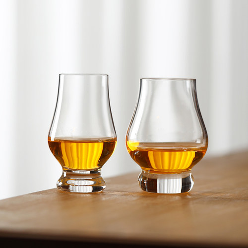 水晶玻璃威士忌闻香杯小容量品尝品鉴试酒杯ISO洋酒杯子郁金香杯