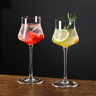 收口聚香杯鸡尾酒杯子高脚杯红酒杯威士忌闻香杯香槟杯玻璃品鉴杯