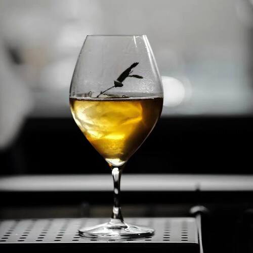 高颜值小众木村红酒杯家用葡萄酒杯餐厅高脚矮腿甜酒鸡尾酒香槟杯