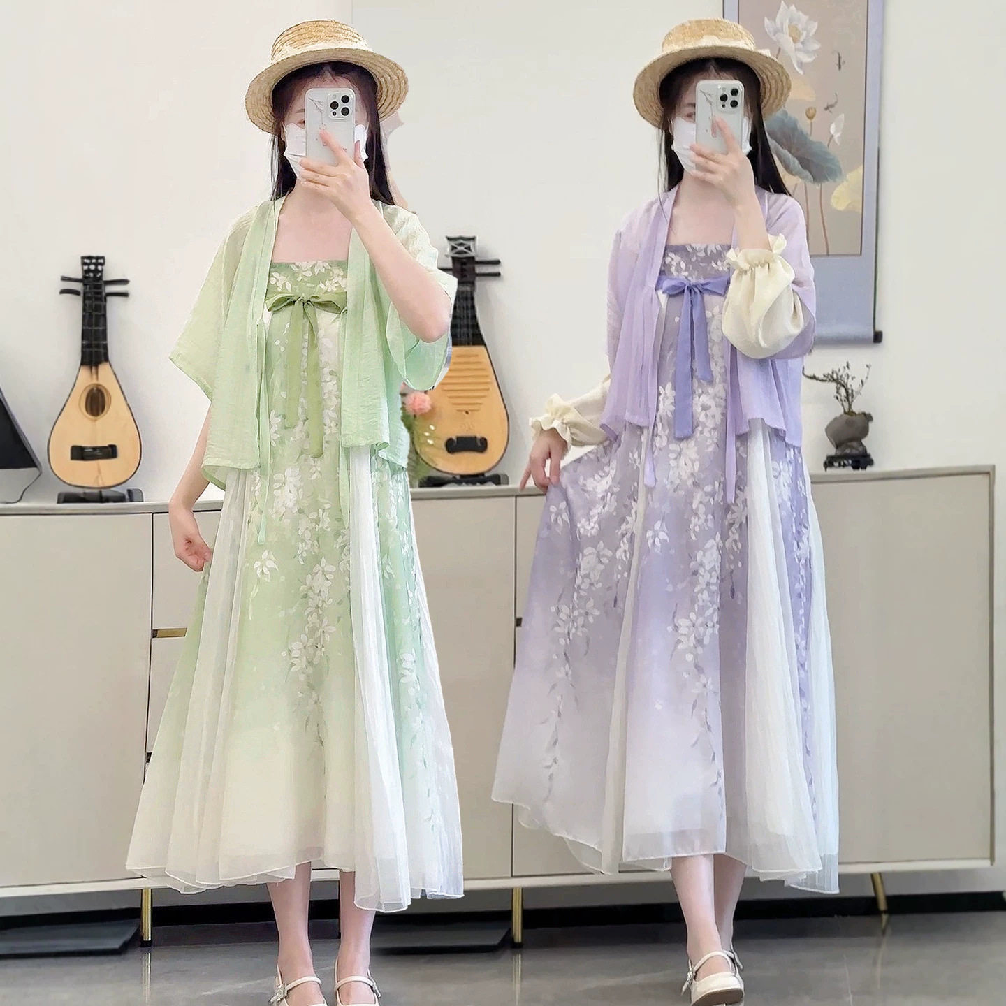 【清禾】法门寺披衫齐胸吊带裙春夏汉服女汉元素日常大摆国风