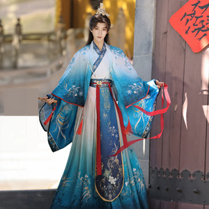 复原汉服男女同款洛神赋改良魏晋南北朝国风神明汉元素古装cos服