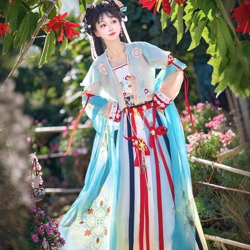 汉服妙言联名星河同款永夜虞书欣凌妙妙cos汉服女装日常套装