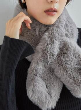 秋冬日系男女保暖围巾围脖