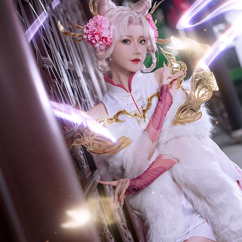 出租cosplay王者荣耀 拒霜思 嫦娥cos古风服装  出租