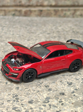1:64 2020福特野马谢尔比GT500合金跑车汽车模型收藏静态摆件散包