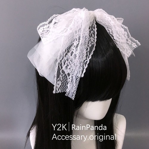 境萌花同款蝴蝶结发箍顶夹