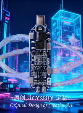 雨熊Y2K千禧原创自制赛博朋克蹦迪未来感电子可爱饰品发夹