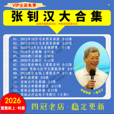 张钊汉原始点疗法中医视频大全