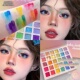 多巴胺彩虹眼妆儿眼影盘大地色哑光珠光闪粉蓝紫童黄色六一学生