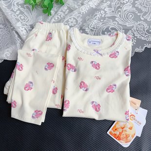 线衣线裤 儿童内衣套装 童装 男女童纯棉秋衣裤 秋冬儿童睡衣2025新款