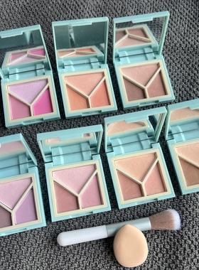 彩棠彩塘争青流玉三色腮红胭脂盘02/03/19膨胀色收缩色小样试用装