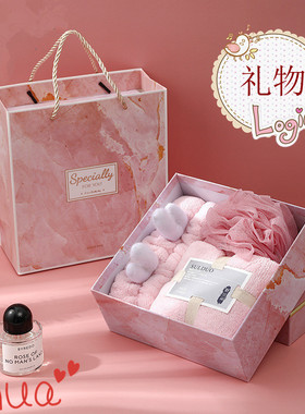 节日礼品毛巾礼盒送老师女生生日礼物结婚伴手礼实用小礼品商务用