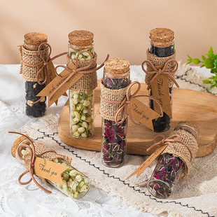 实用小礼品节日送礼结婚伴手礼森系玫瑰花茶喜茶玻璃伴娘回礼高级