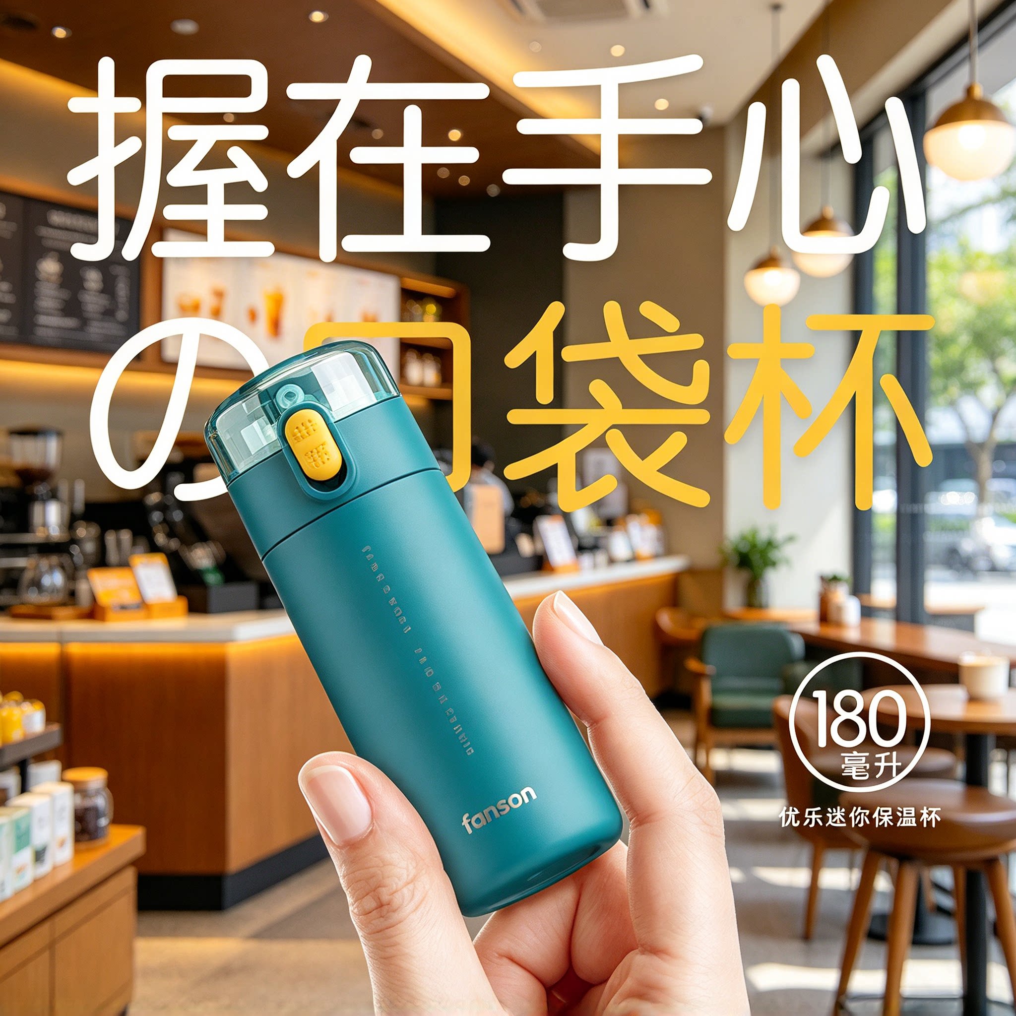 迷你小巧保温杯可爱吸管