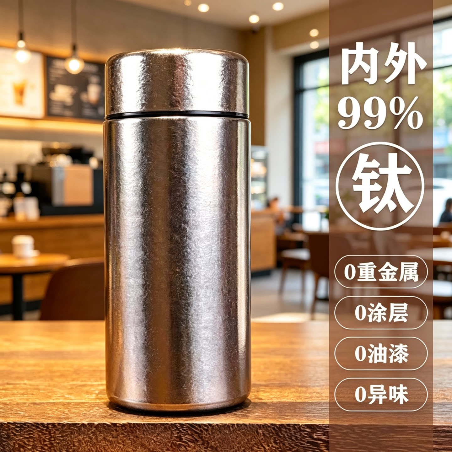 纯钛出行随身保冷保温杯