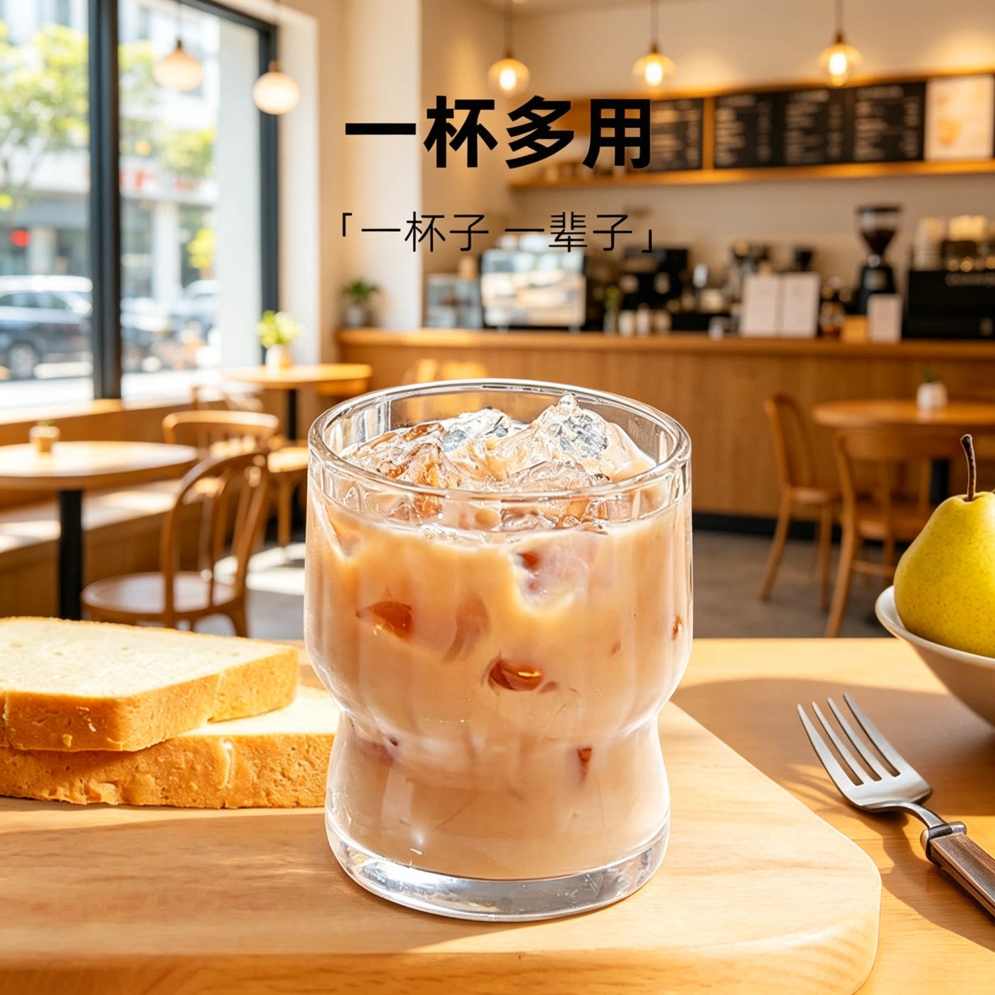 轻奢牛奶咖啡杯防摔家用