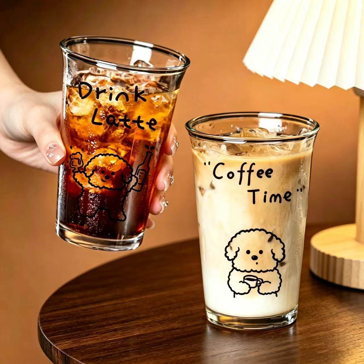 高颜值玻璃杯男女情侣家用