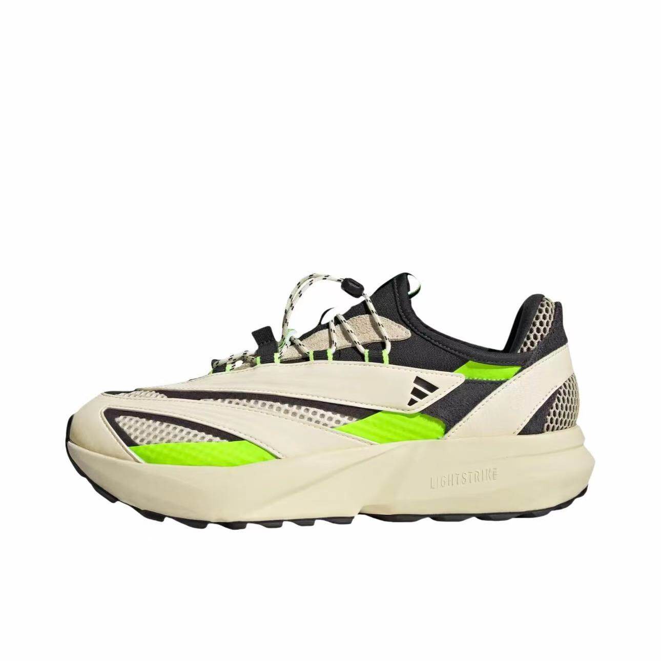adidas LIGHTBLAZE Vista 跑鞋 透气橡胶圆头贴合运动鞋