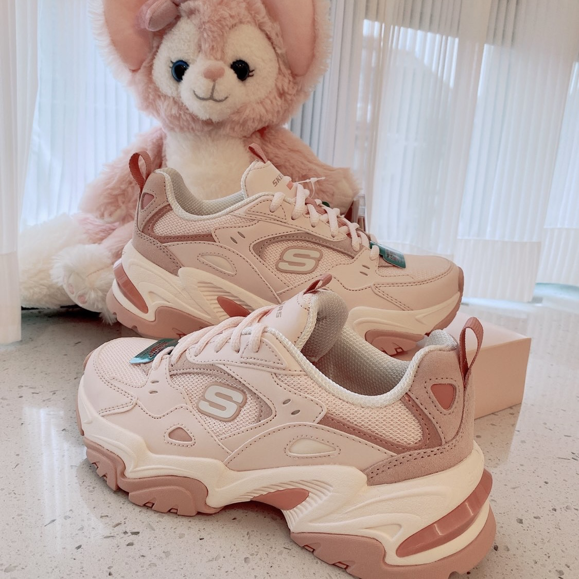 Skechers/斯凯奇 Stamina V2 机能风绑带厚底增高 缓震轻便老爹鞋