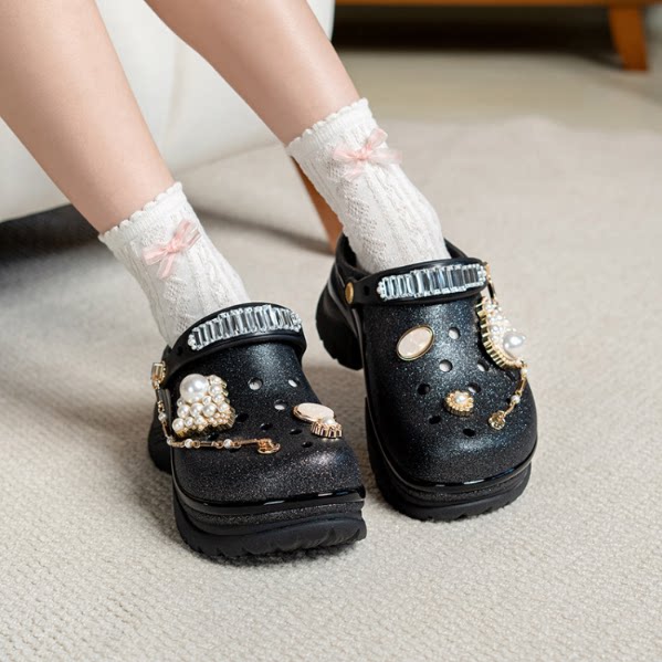 Crocs/卡骆驰 凉鞋 沙滩厚底弹力防滑 214116
