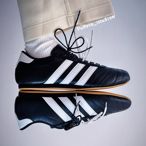 阿迪达斯adidas Taekwondo简约防滑低帮耐磨薄底运动休闲鞋JS1193