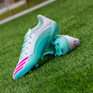 adidas F50 TF碎钉 人草 低帮 碎钉 足球鞋 金色/白色/黑色