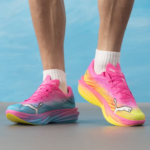 Puma/彪马Deviate NITRO 4 Elite男士低帮轻便竞速跑鞋313298